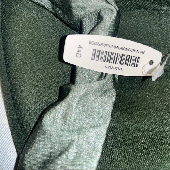 Adore Me Padded Underwire Bra 44D Green New w Tags - Picture 3 of 4